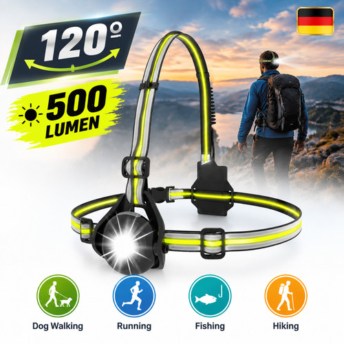 Sport brustlampe 500 - brustlampe,