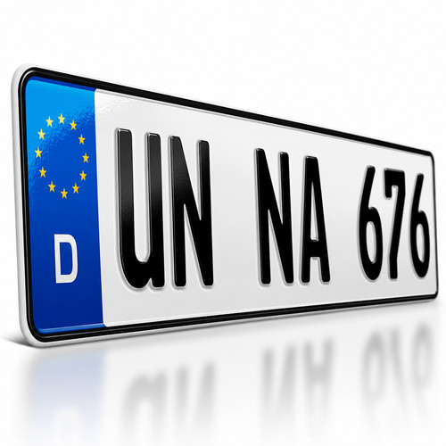 Nummernschild 520x110 - mm, –