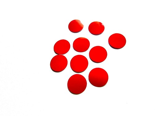 Kreise rot reflexfolie - rot,