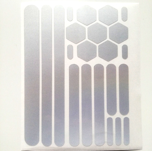 Silber aufkleber - 22,