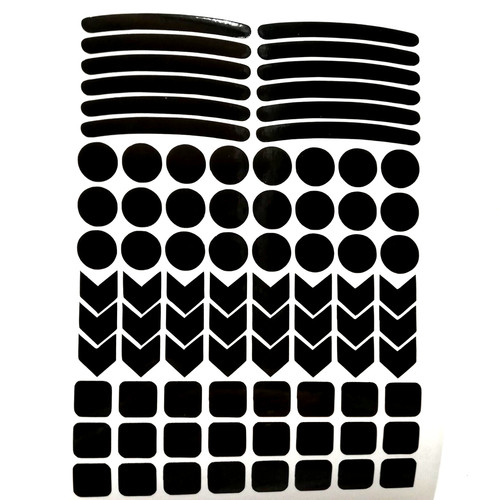 Schwarz reflexfolie - schwarz,